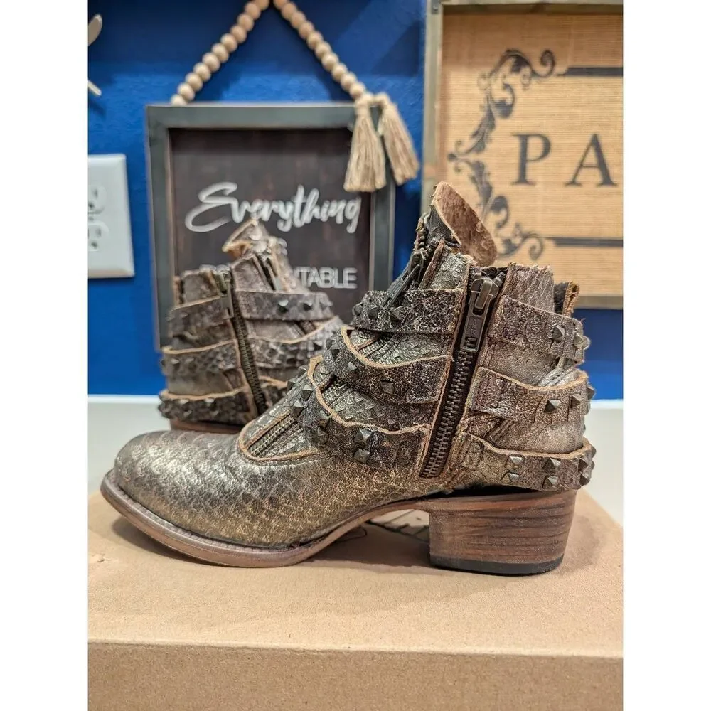 RARE Freebird by Steven Truth Brown Multi Women's 8 w/ Original Box EUC